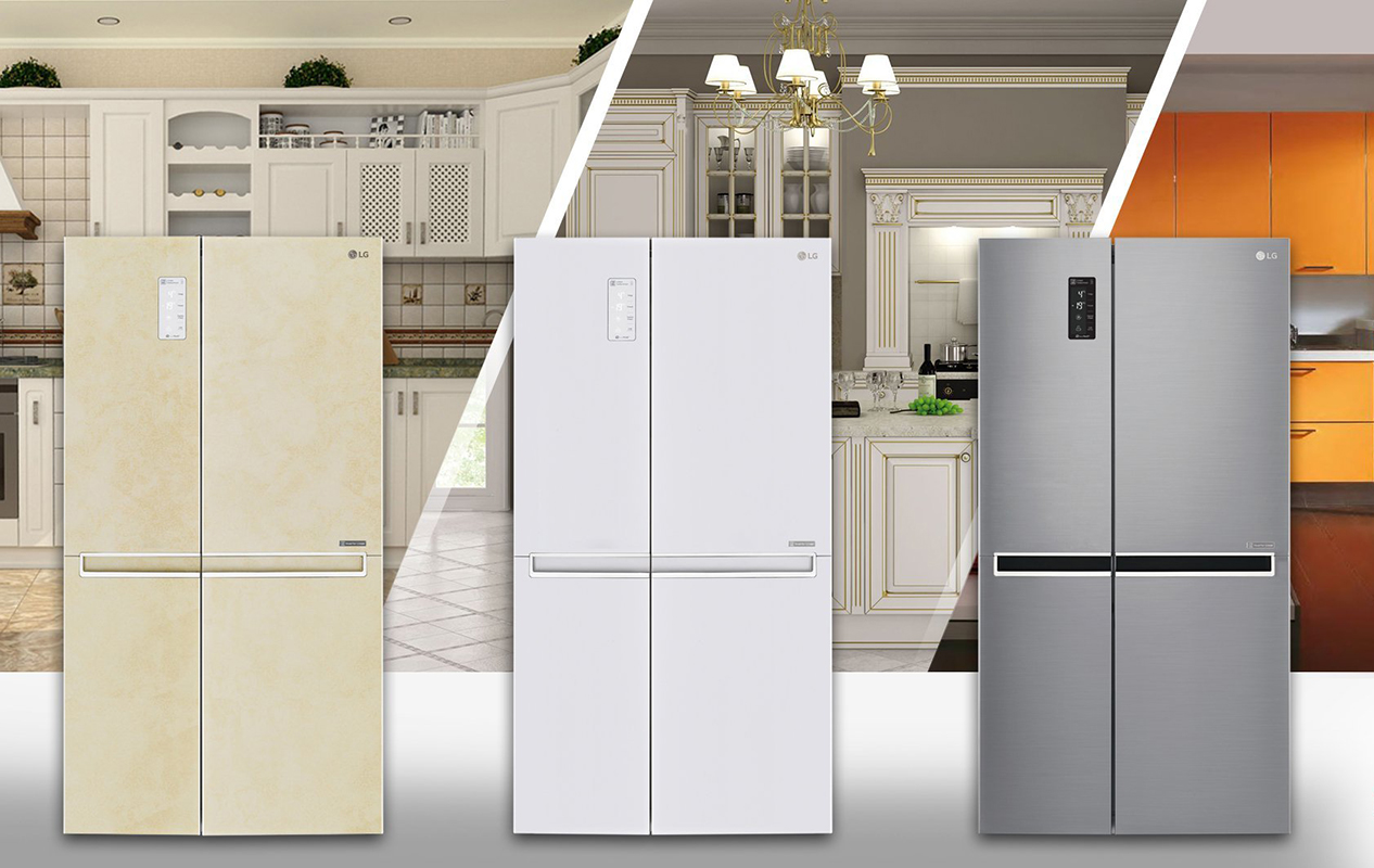 Side-by-side холодильник LG
