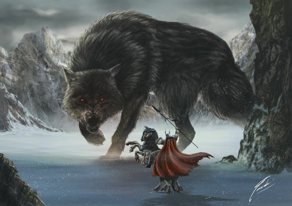 Фенрір: жахливий вовк скандинавської легенди