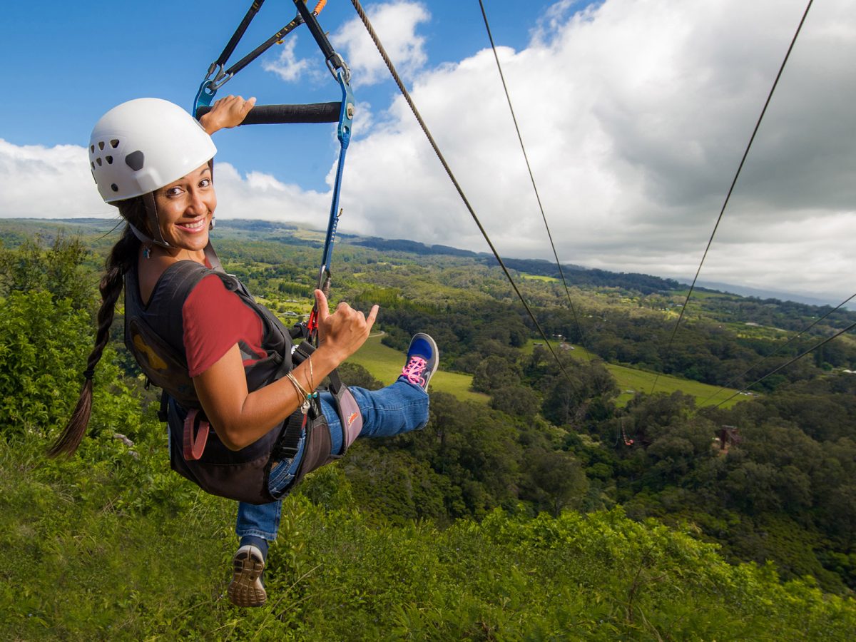 Полет на Zip-line