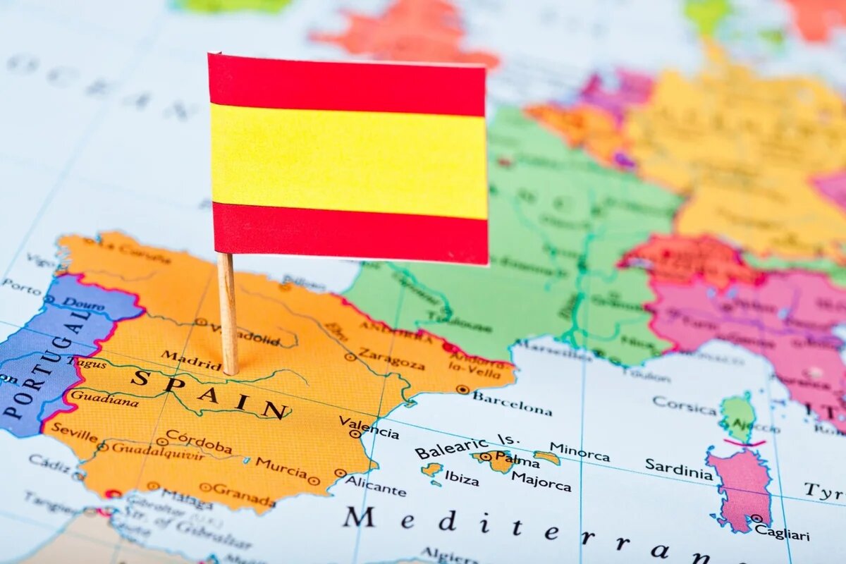 Странна Испания на карте