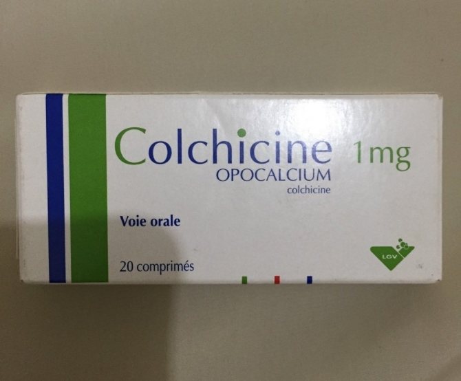Колхицин при подагрі: дозування і особливості застосування