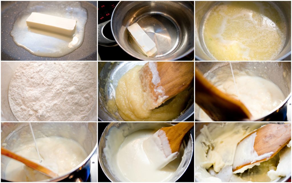 Пошаговий рецепт приготовления соуса бешамель для лазні