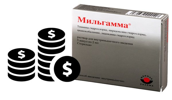 Мильгамма уколи - ціна