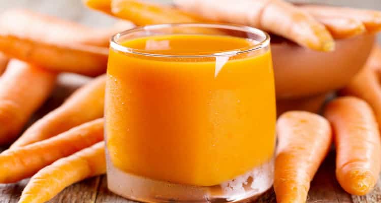 морквяний сік від печії