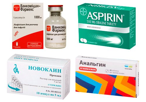 препарати здатні викликати кропивницю: Ванкоміцин, Аспірин, анальгін, новокаїн