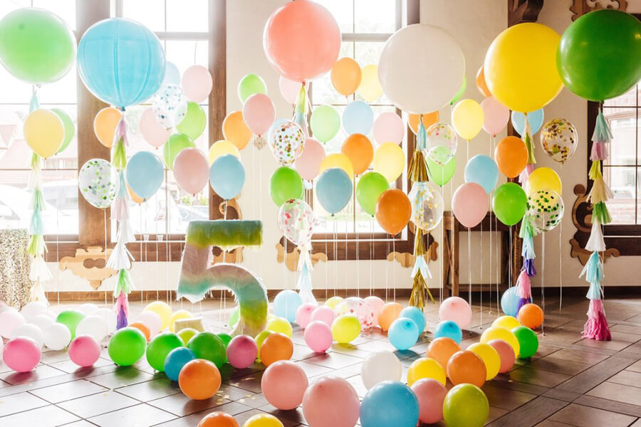 Надувные шарики к Дню рождения